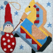 XXX-MLPR - H-237 - Wooden Horse and Trainer