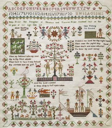 GPA - Mary Frear 1808 Sampler