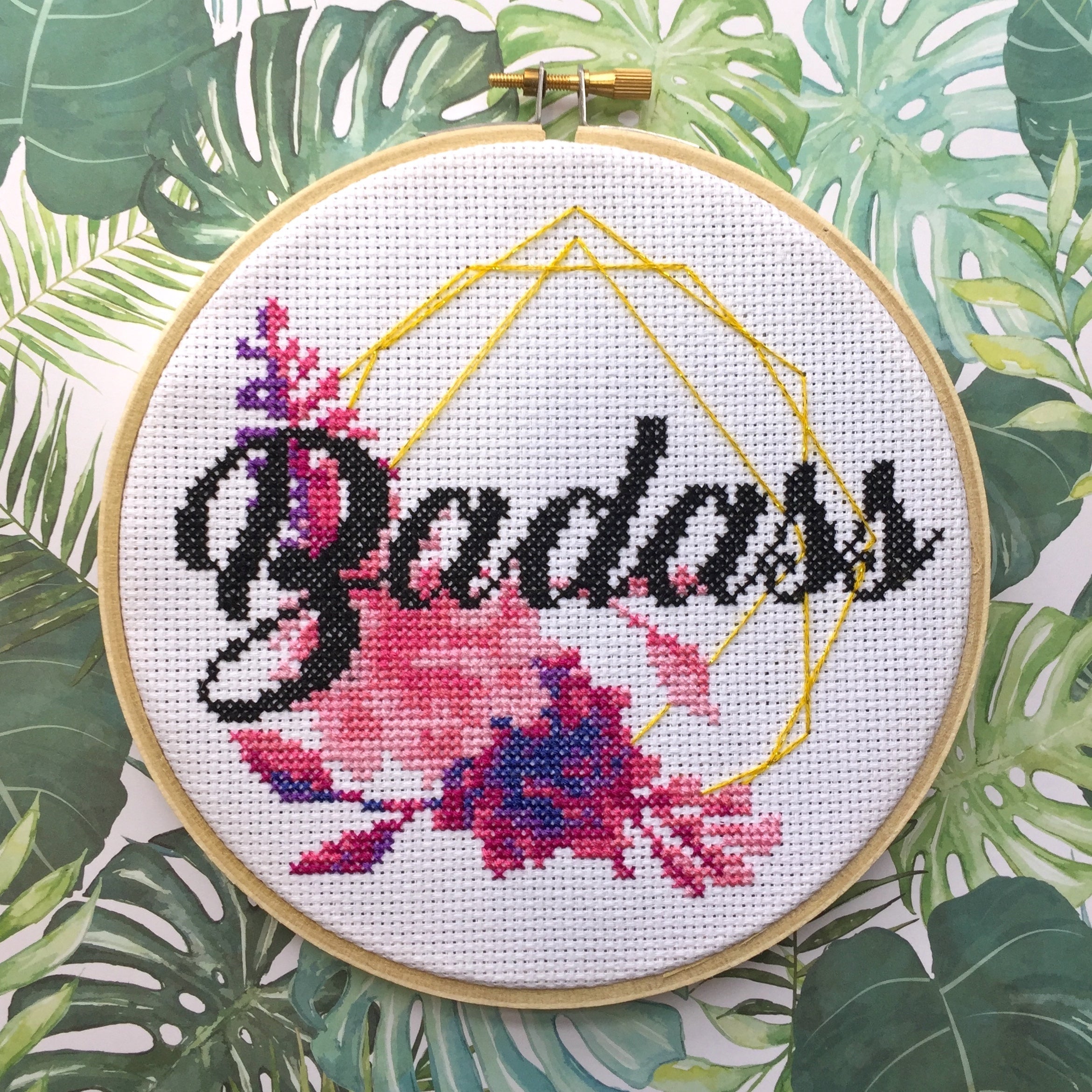 Badass Counted Cross Stitch DIY KIT - 0