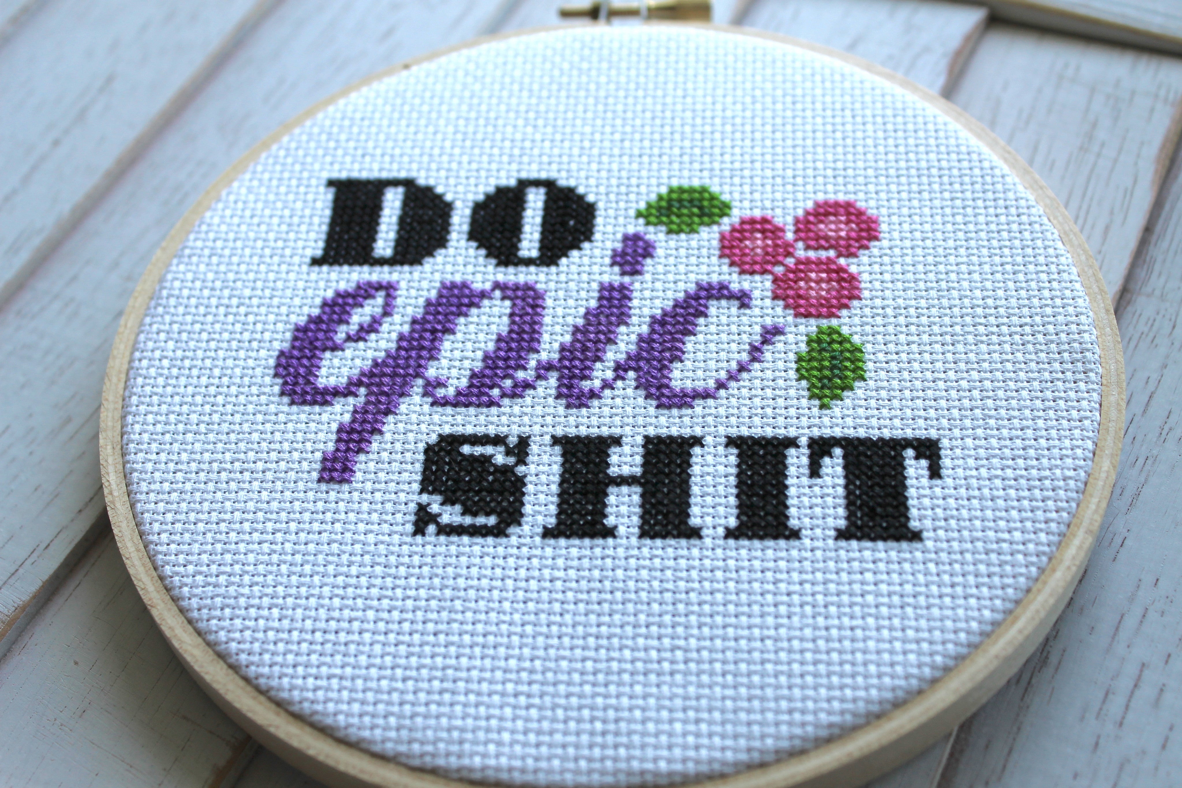 Do Epic Shit Modern Counted Cross Stitch Kit