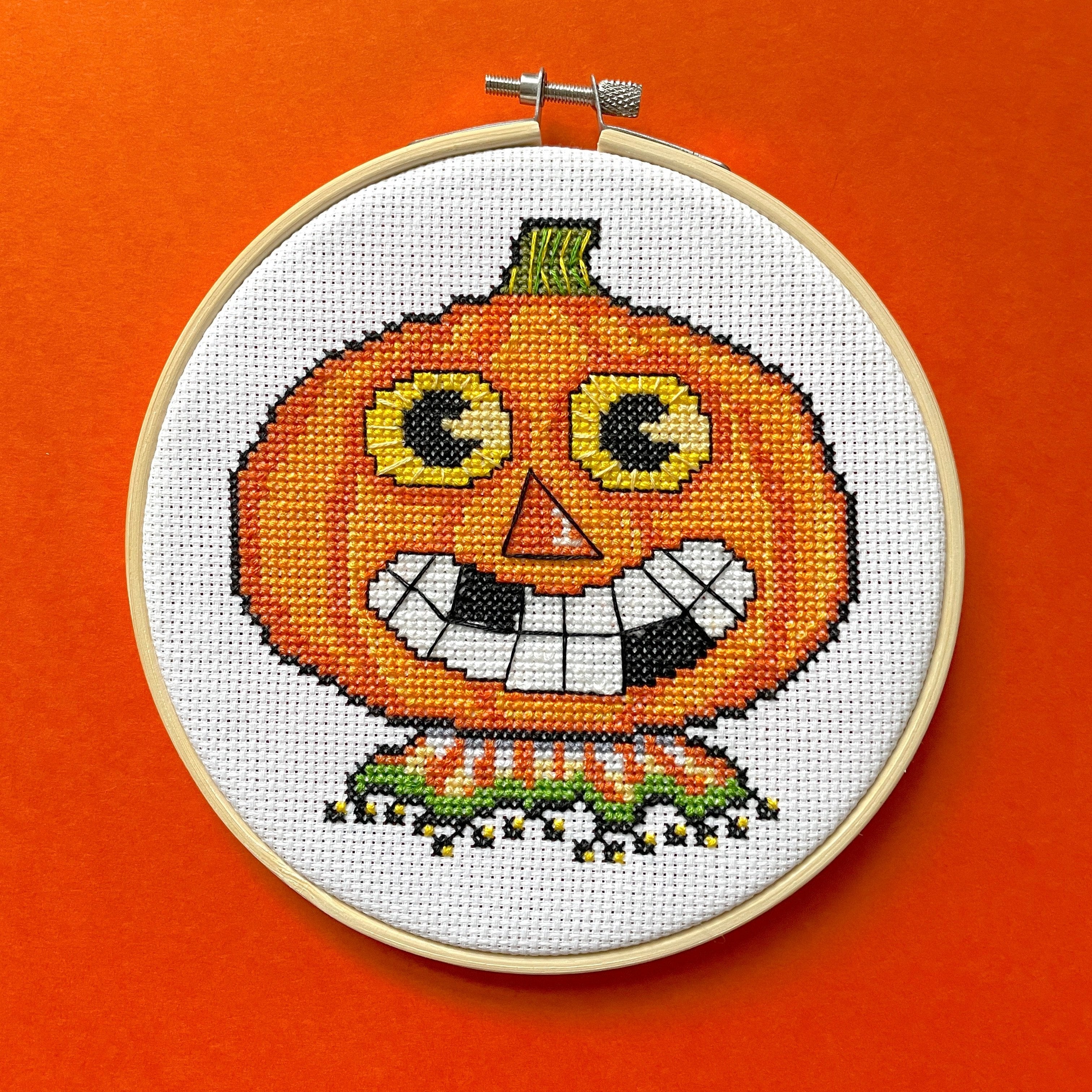 Pumpkin by Mary Engelbreit Counted Cross Stitch DIY KIT