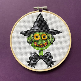 SPCL - Mary Engelbreit - Green Witch - Cross Stitch Kit