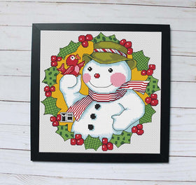 SPCL - Mary Engelbreit - Snowman - Cross Stitch Kit