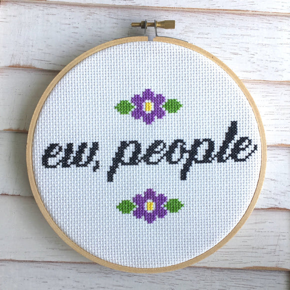 XXX-SPCL - Nicole LaBranche - Ew, People - Cross Stitch Kit