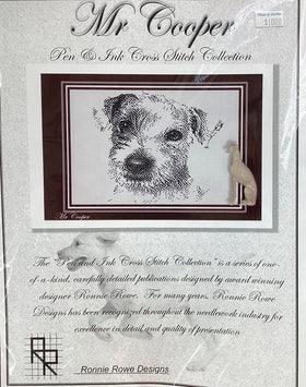 RRD - Pen and Ink Cross-Stitch Collection - Puppy Love - Mr. Cooper