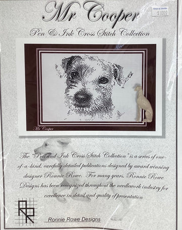 RRD - Pen and Ink Cross-Stitch Collection - Puppy Love - Mr. Cooper