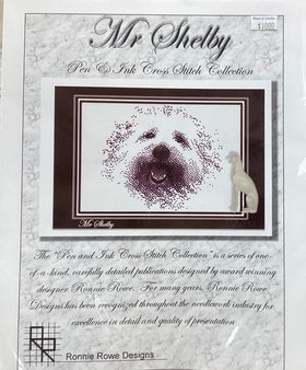 RRD - Pen and Ink Cross-Stitch Collection - Puppy Love - Mr. Shelby