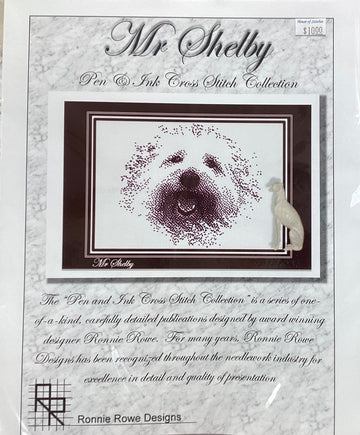 RRD - Pen and Ink Cross-Stitch Collection - Puppy Love - Mr. Shelby
