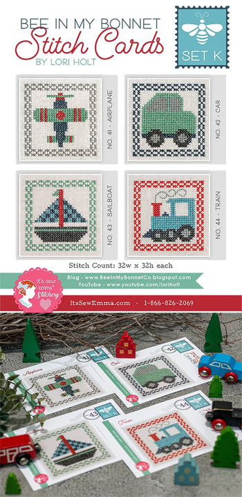 BIMB - ISE-454 - Stitch Cards: Set K