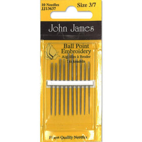 CN - John James - JJ-136 - Ball Point Embroidery - Assortment - #03 - #07