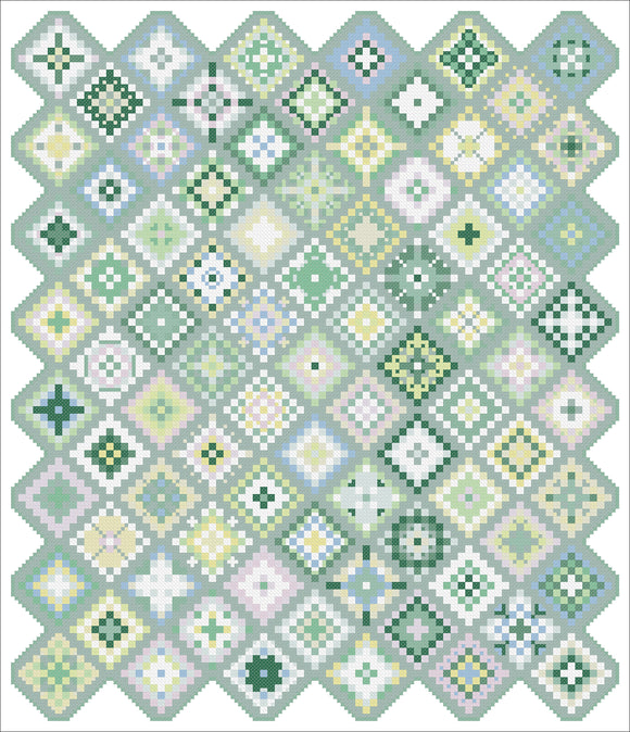 CRMN - Granny's Flower Garden - January - Snowdrop