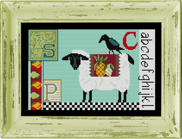 CN - Creative Needle Arts - Cross Stitch - Sheep-Crow Sampler