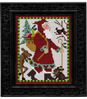 CN - Creative Needle Arts - CNA-0103 - Woodland Mini Santa - Cross Stitch Kit