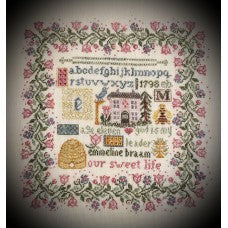 THCI - Emmeline's 1798 Repreoduction Belgian Sampler - Kit #241