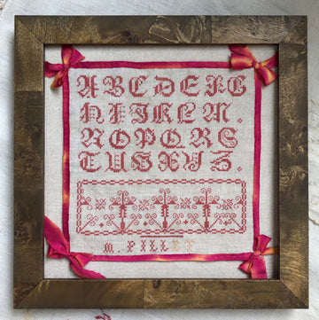 XXX-KBA - M Pillet A Antique French Sampler