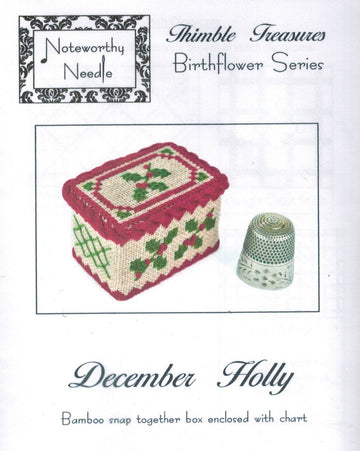 NWND - Thimble Treasures - Birth Flower Series: 12 - December Holly