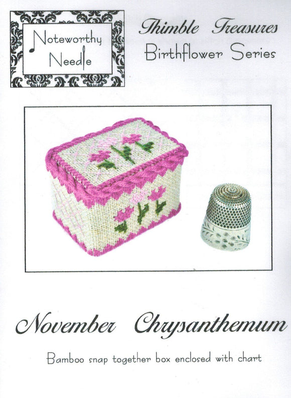 NWND - Thimble Treasures - Birth Flower Series: 11 - November Chrysanthemum