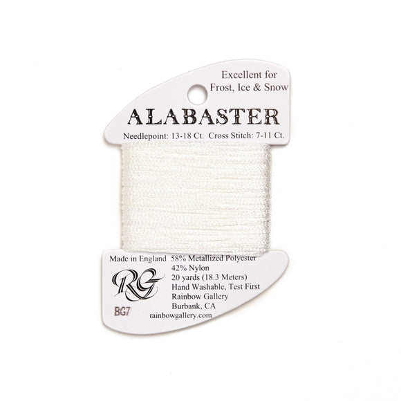 RBGL - Alabaster - BG-0007 - White Pearl