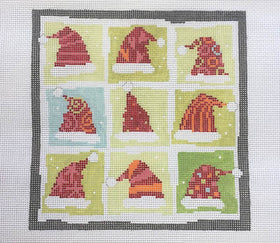 PD-NI-024 - Nine Santa Hats
