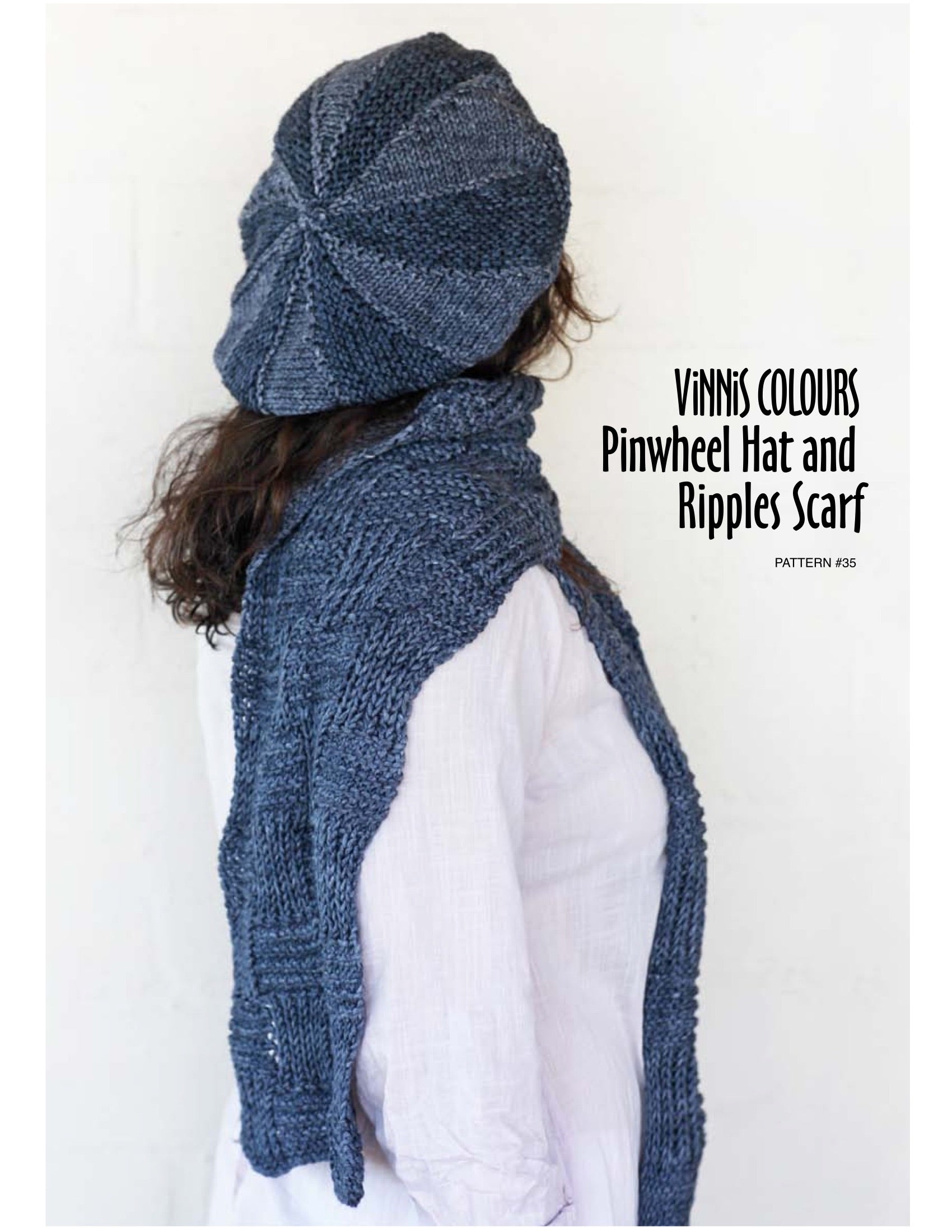 VCDL - P035 - Pinwheel Hat and Ripples Scarf