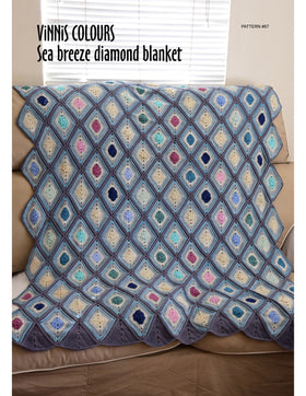 VCDL - P067 - Sea Breeze Diamond Blanket