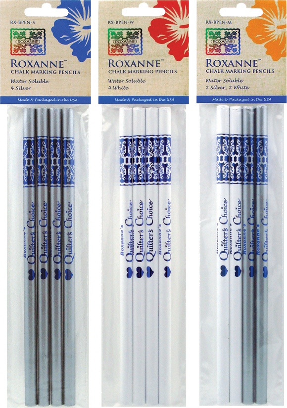 CN - Roxanne -  Marking Pencils - Silver and White