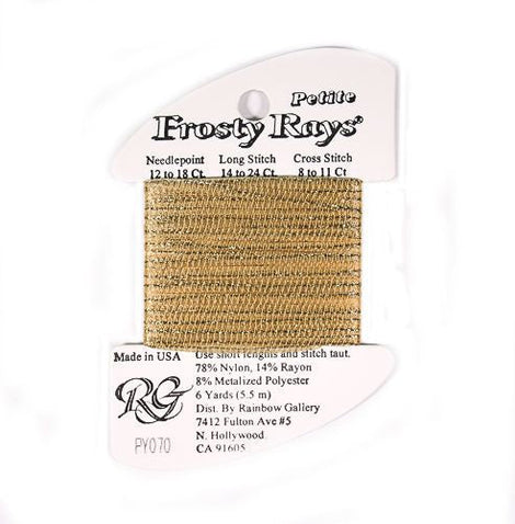 RBGL - Frosty Rays Petite - PY-070 - Black Gold Gloss