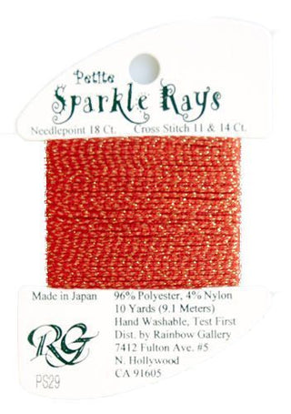 RBGL - Sparkle Rays - Petite - PS-0029 - Christmas Red