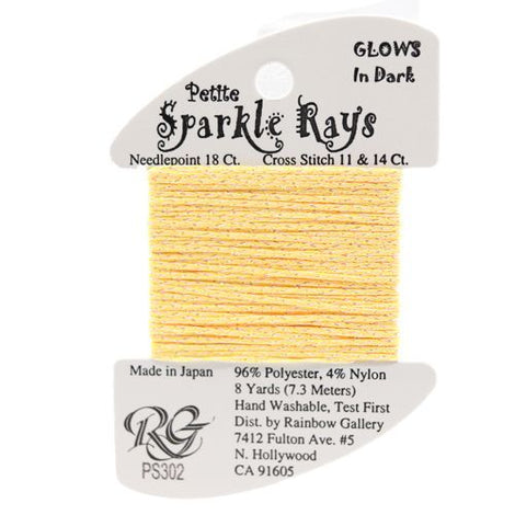RBGL - Sparkle Rays - Petite - Glow In The Dark - PS-0302 - Yellow