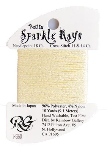 RBGL - Sparkle Rays - Petite - PS-0050 - Pale Yellow