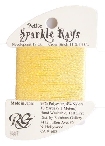 RBGL - Sparkle Rays - Petite - PS-0051 - Light Yellow