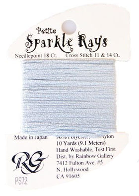 RBGL - Sparkle Rays - Petite - PS-0072 - Light Colonial Blue