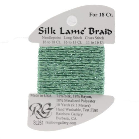 RBGL - Silk Lame Braid - 13 Count - LB-0251 - Peppermint Patty