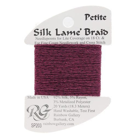 RBGL - Silk Lame Braid - 13 Count - LB-0203 - Magenta