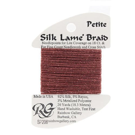 RBGL - Silk Lame Braid - Petite - SP-0206 - Nostalgia Rose
