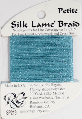 RBGL - Silk Lame Braid - 18 Count - SL-0213 - Dusty Turquoise