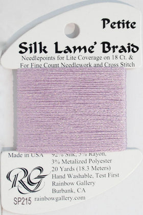 RBGL - Silk Lame Braid - 18 Count - SL-0215 - Soft Amethyst