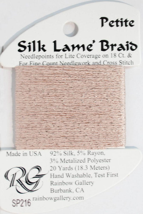 RBGL - Silk Lame Braid - 18 Count - SL-0216 - Touch of Tan