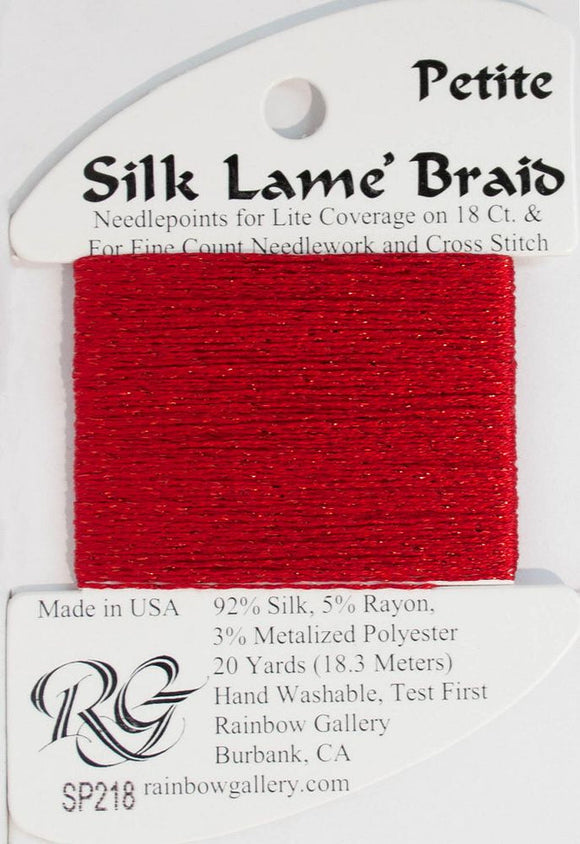 RBGL - Silk Lame Braid - 13 Count - LB-0218 - Corvette Red