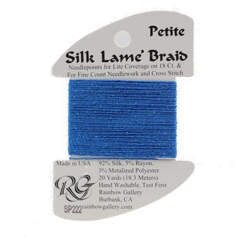 RBGL - Silk Lame Braid - 13 Count - LB-0222 - Brilliant Blue
