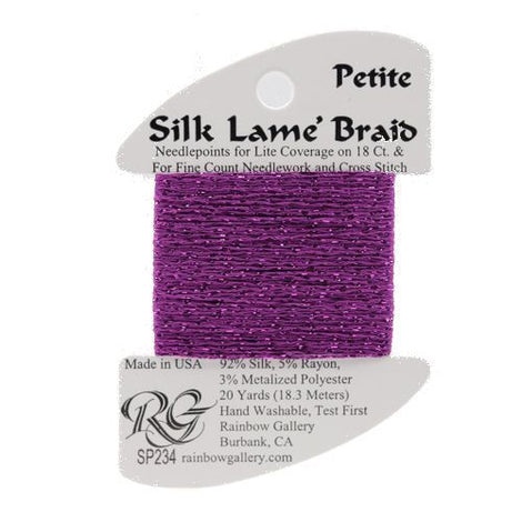 RBGL - Silk Lame Braid - 13 Count - LB-0234 - Striking Purple