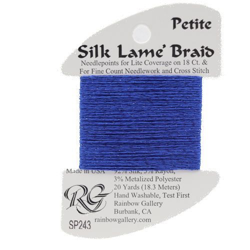 RBGL - Silk Lame Braid - 13 Count - LB-0243 - Suddenly Sapphire
