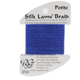 RBGL - Silk Lame Braid - 13 Count - LB-0243 - Suddenly Sapphire