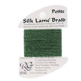 RBGL - Silk Lame Braid - Petite - SP-0244 - Vineyard Green