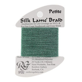 RBGL - Silk Lame Braid - 13 Count - LB-0252 - Caribbean Green