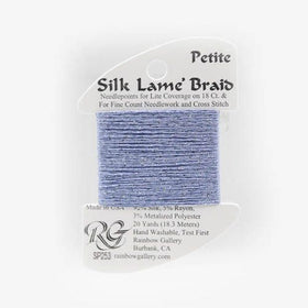 RBGL - Silk Lame Braid - 18 Count - SL-0253 - Antique Periwinkle