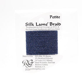 RBGL - Silk Lame Braid - Petite - SP-0254 - Deep Periwinkle