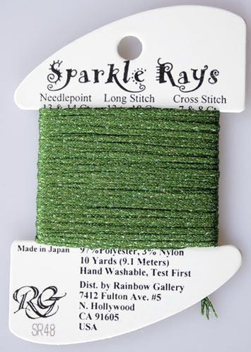 RBGL - Sparkle Rays - SR-0048 - Dark Christmas Green