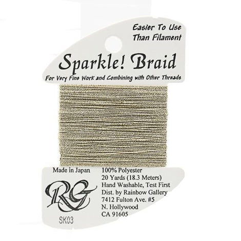 RBGL - Sparkle Braid - SK-0003 - Light Gold
