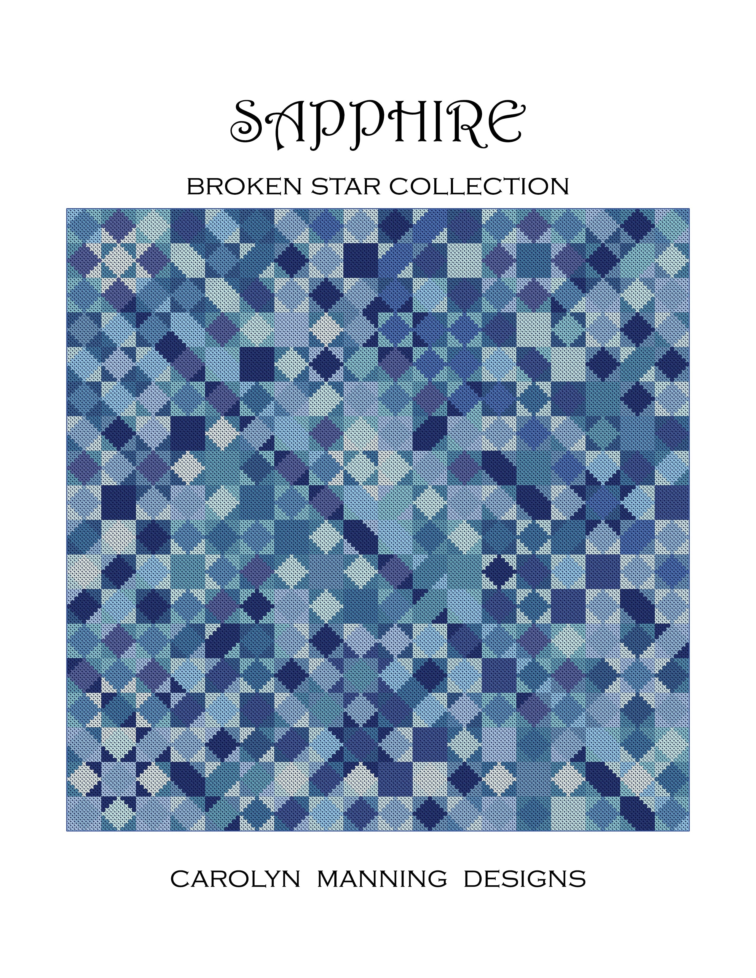 CRMN - Broken Star Collection - Sapphire